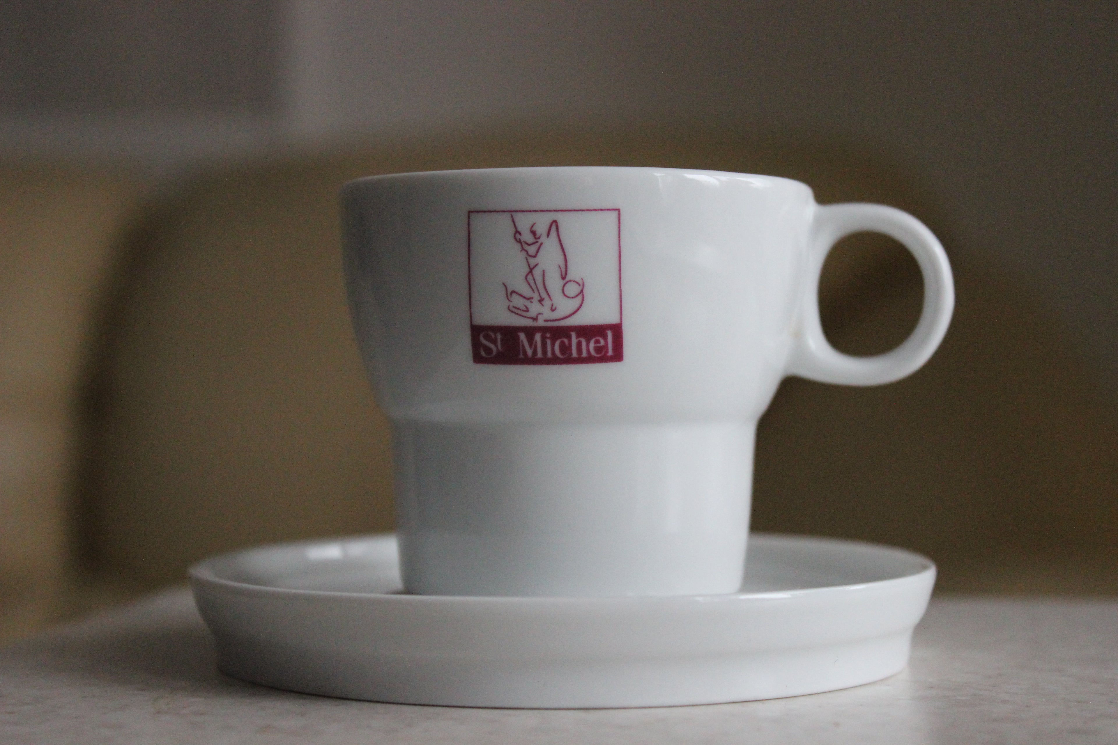 Чашка з блюдцем брендована "St.Michel" еспрессо